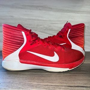 Nike Prime Hype DF 2016 BB Athletic Shoes in Red